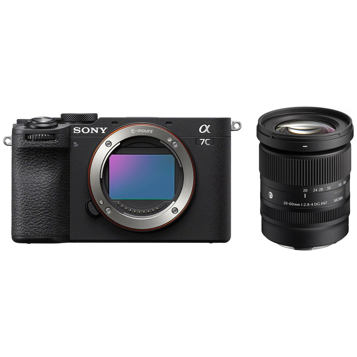 Sony Alpha 7C II Schwarz + Sigma 20-60 mm 1:2,8-4,0 DG (C) Sony E