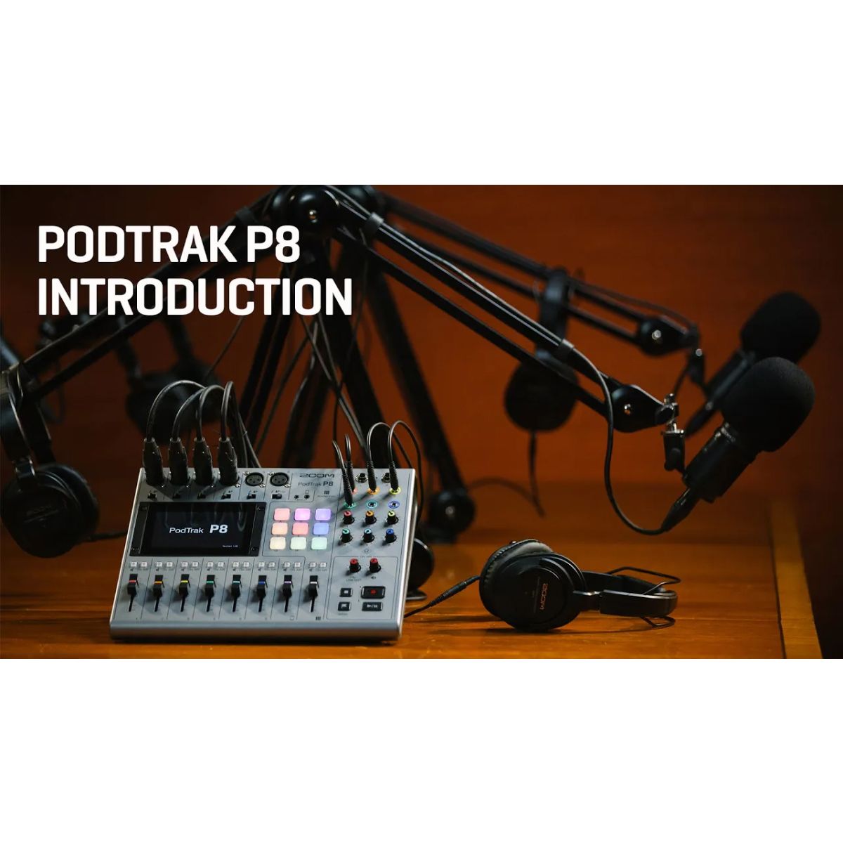 Zoom PodTrak P8 Podcaster Recorder