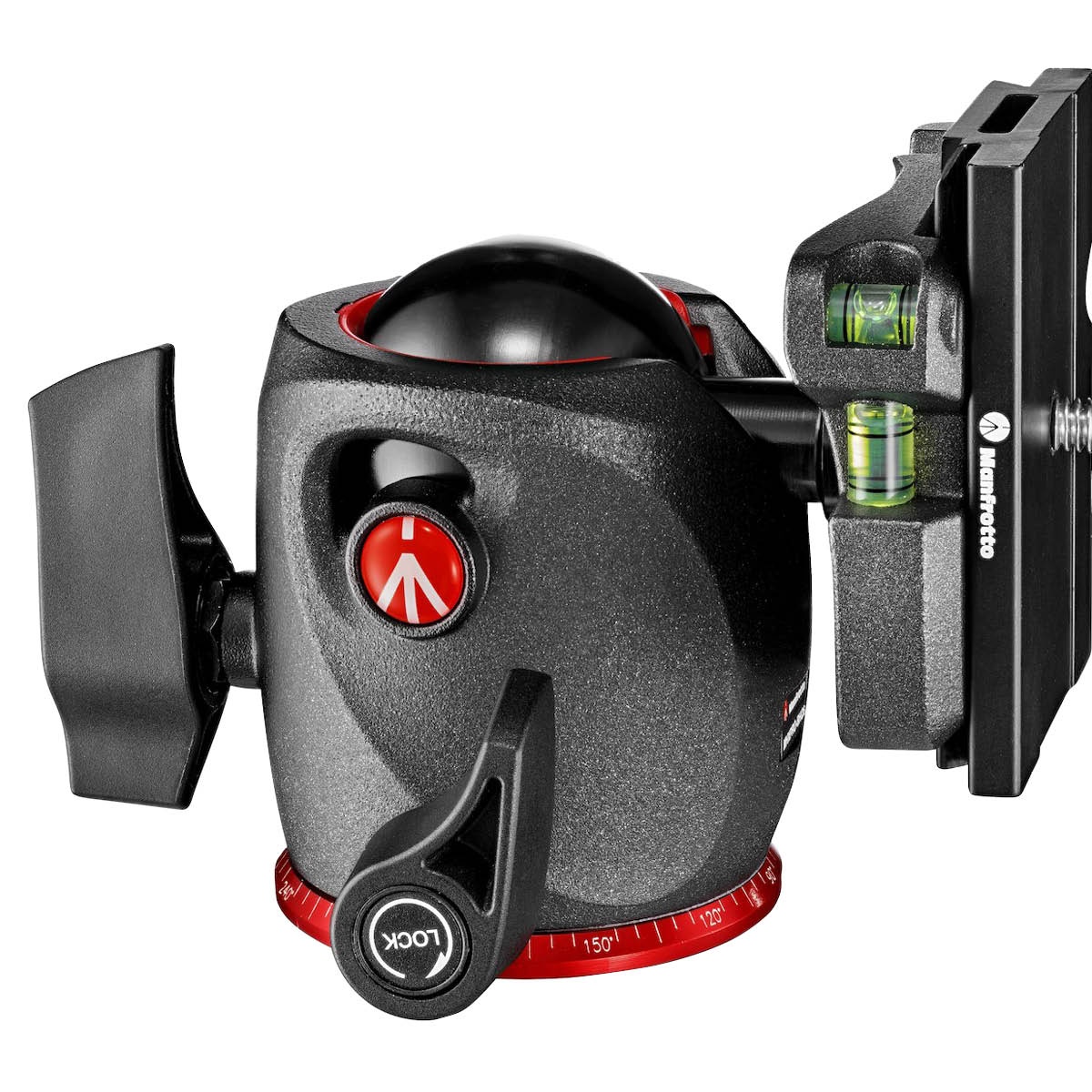 Manfrotto 112229 XPRO Magnesium Kugelkopf mit Top Lock Schnellwechselplatte