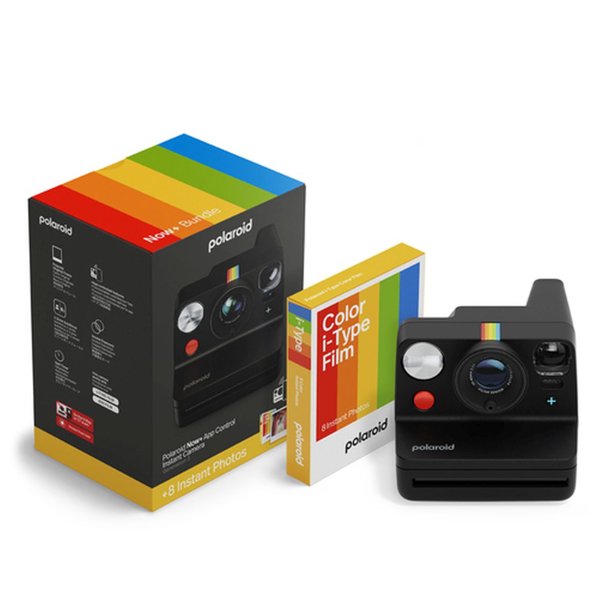 Polaroid Everything Box Now+ Gen3 Sofortbildkamera schwarz + i-Type Film
