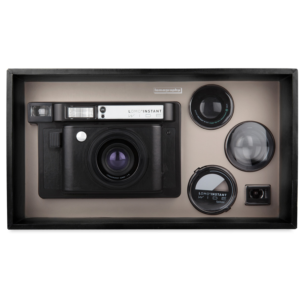 Lomography Lomo'Instant Wide schwarz Kit mit Objektivaufsätzen