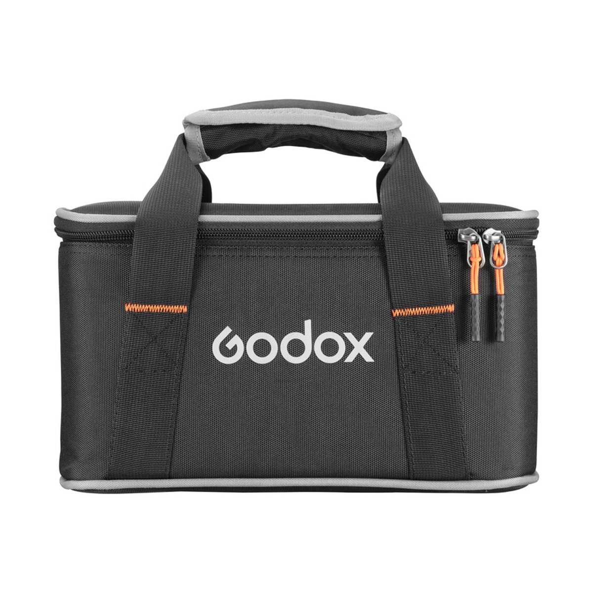 Godox Bowens Mount LED Light Projection Attachment - Frontansicht der schwarzen Godox Tasche
