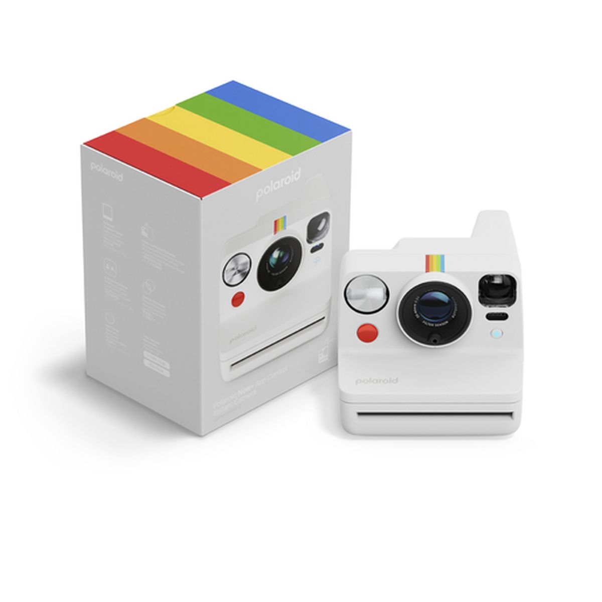 Polaroid Now+ Gen3 Kamera Sofortbildkamera weiß