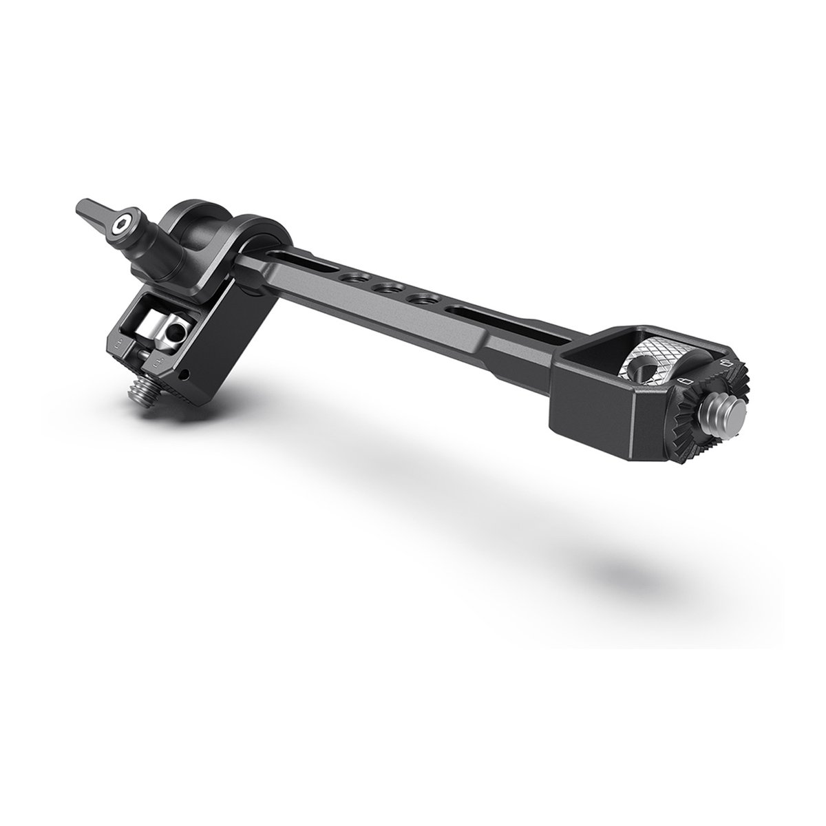 SmallRig 2889 Adjustable Monitor Mount für Gimbals - Produktansicht: Schwenkbarer Gelenkarm mit Gewinden und Feststellhebel