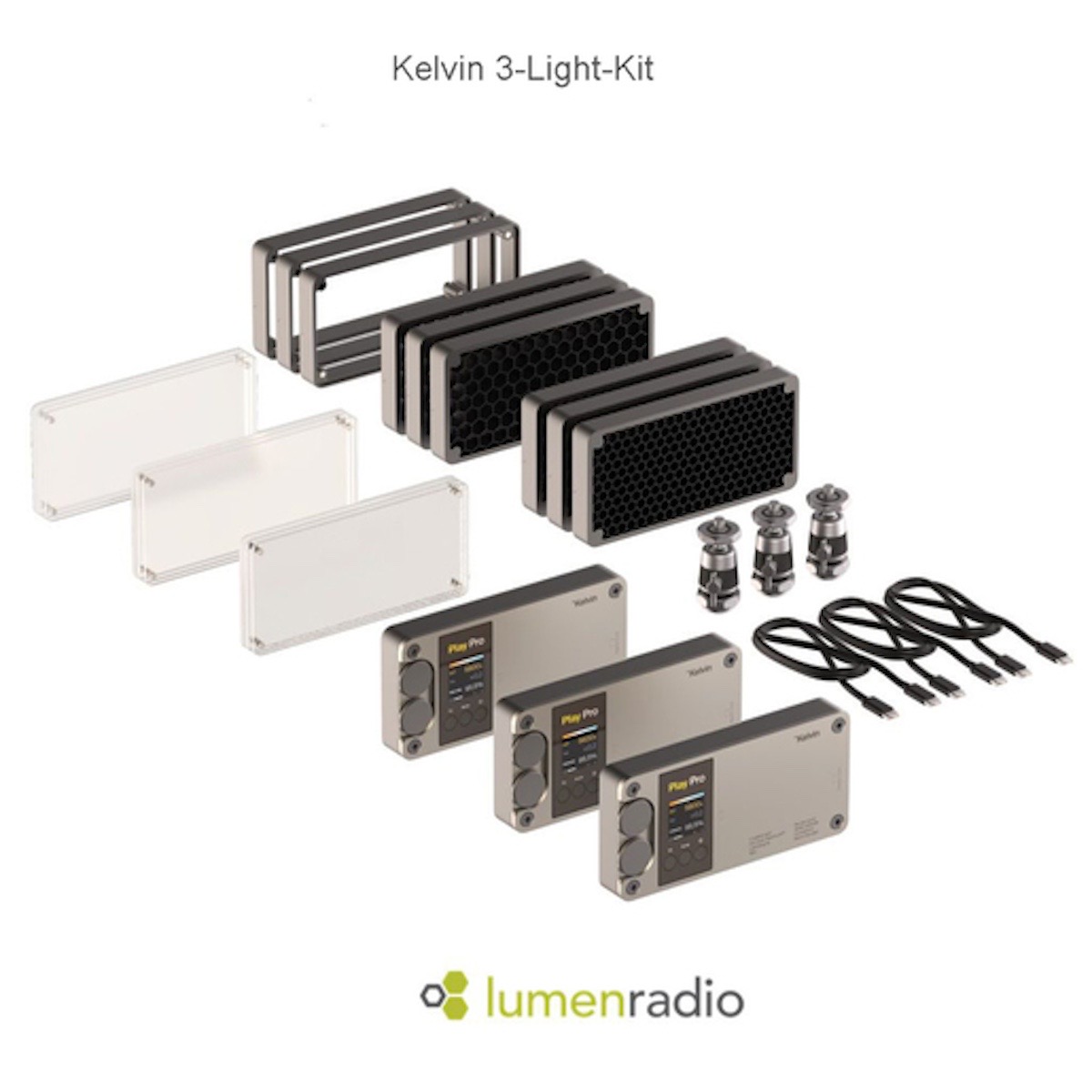 Kelvin PLAY PRO 3-Light Kit RGBACL LED Leuchte 