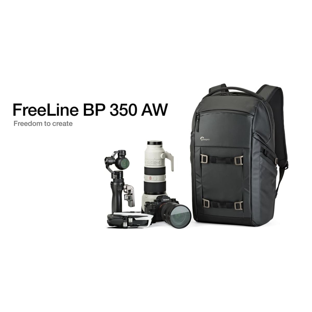 Lowepro FreeLine Rucksack 350 AW, Schwarz