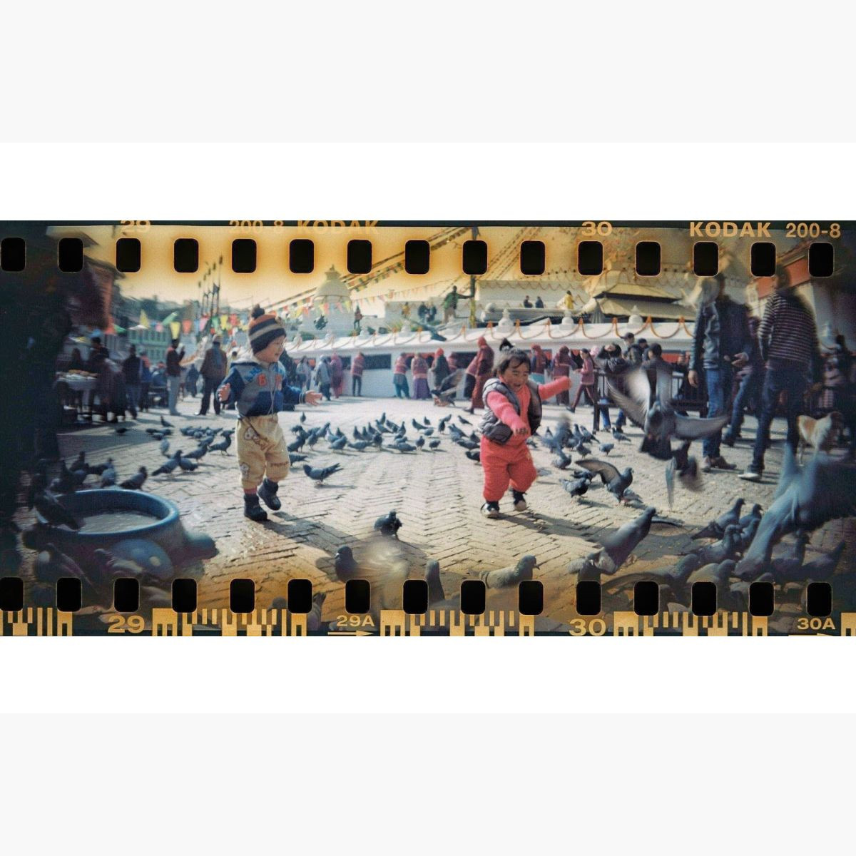 Lomography Sprocket Rocket 35 mm Panorama Kamera Coconut