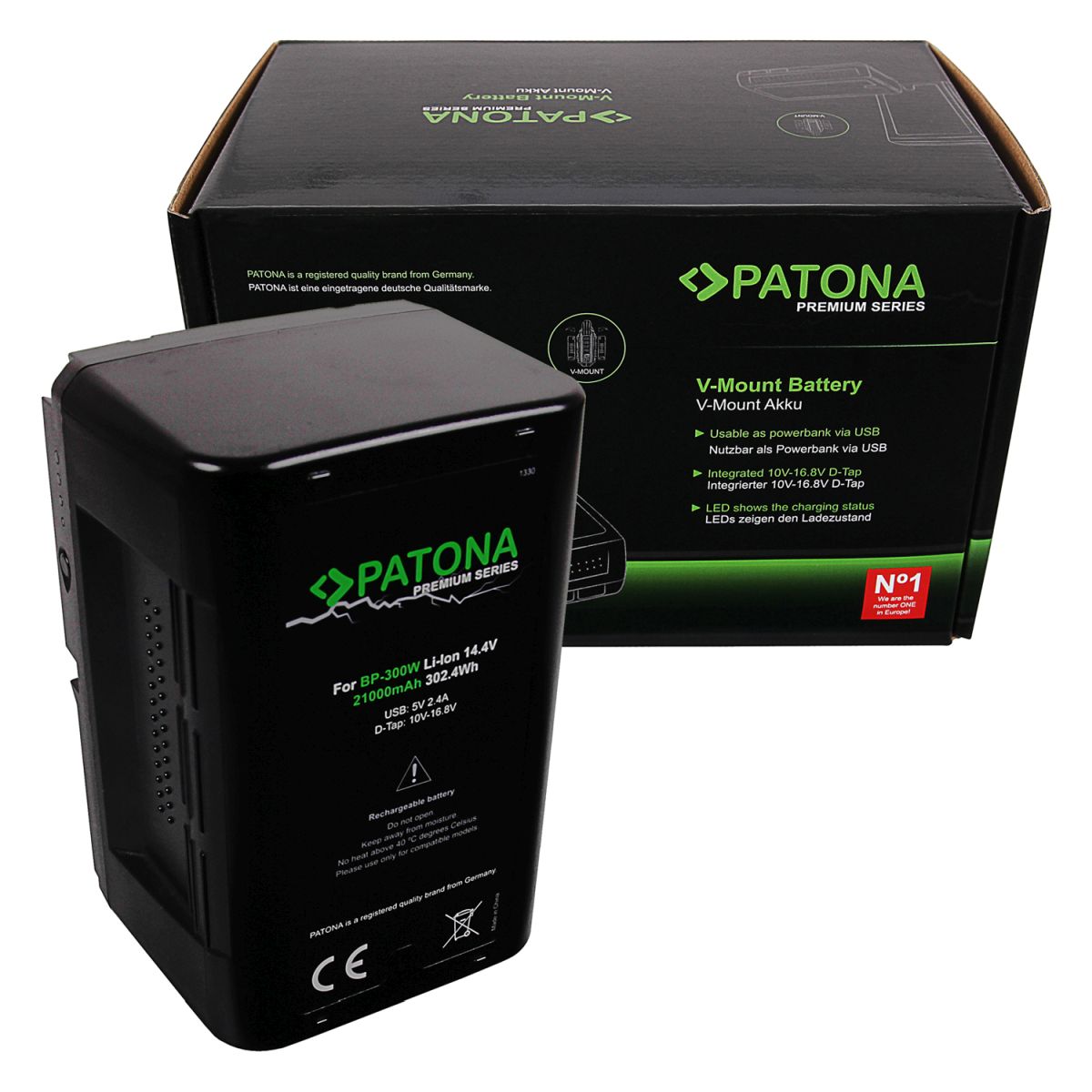 Patona V-Mount 302 Wh Premium Patona V-Mount 302 Wh Premium