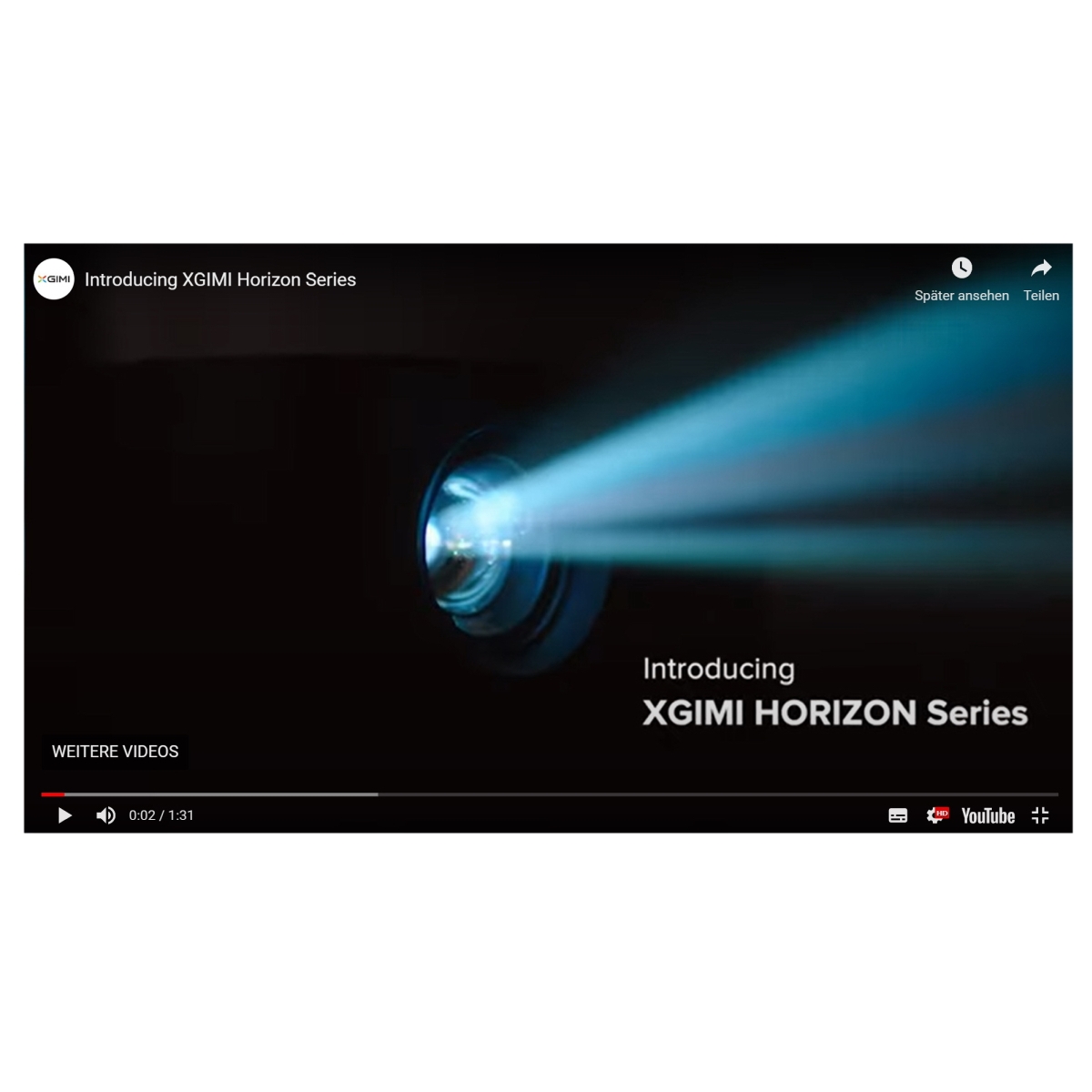XGIMI Horizon Pro 2200 LM 4k Beamer EU