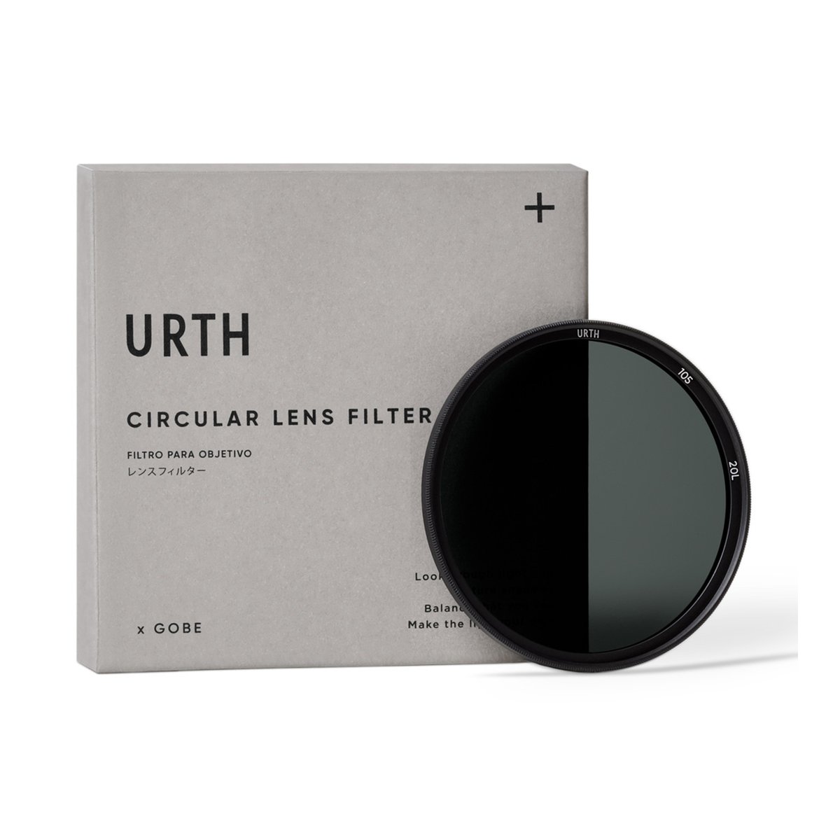Urth 105mm ND8 (3 Stop) Objektivfilter (Plus+) - Lieferumfang: Urth Circular Lens Filter mit Verpackung.