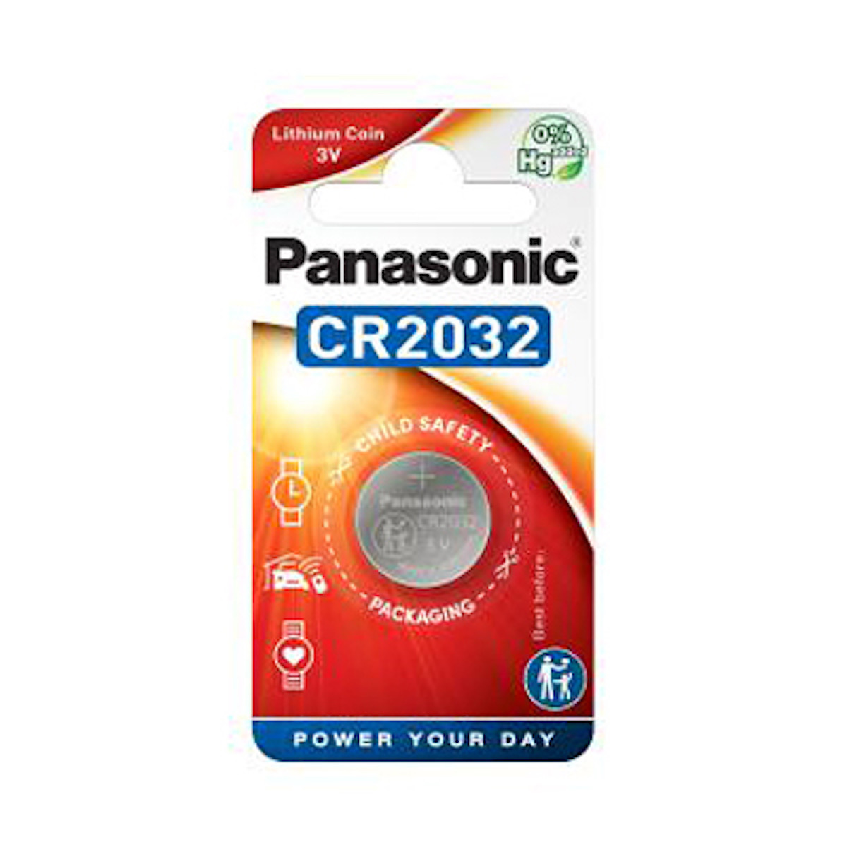 Panasonic CR 2032 Knopfzelle
