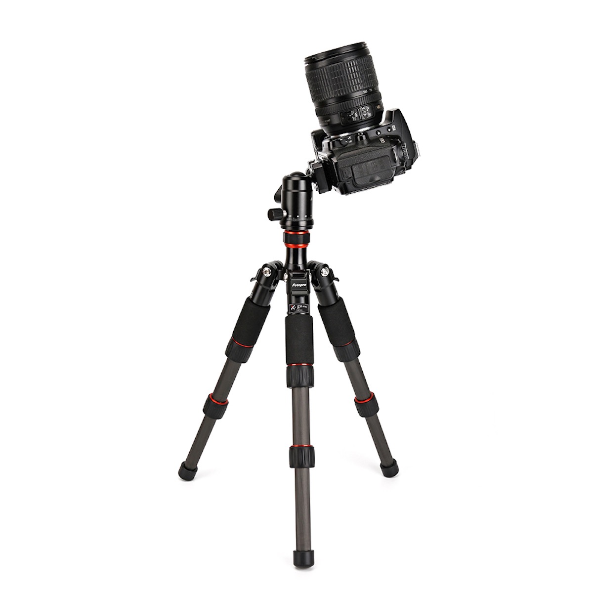 Fotopro X go Mini Carbon Stativ schwarz