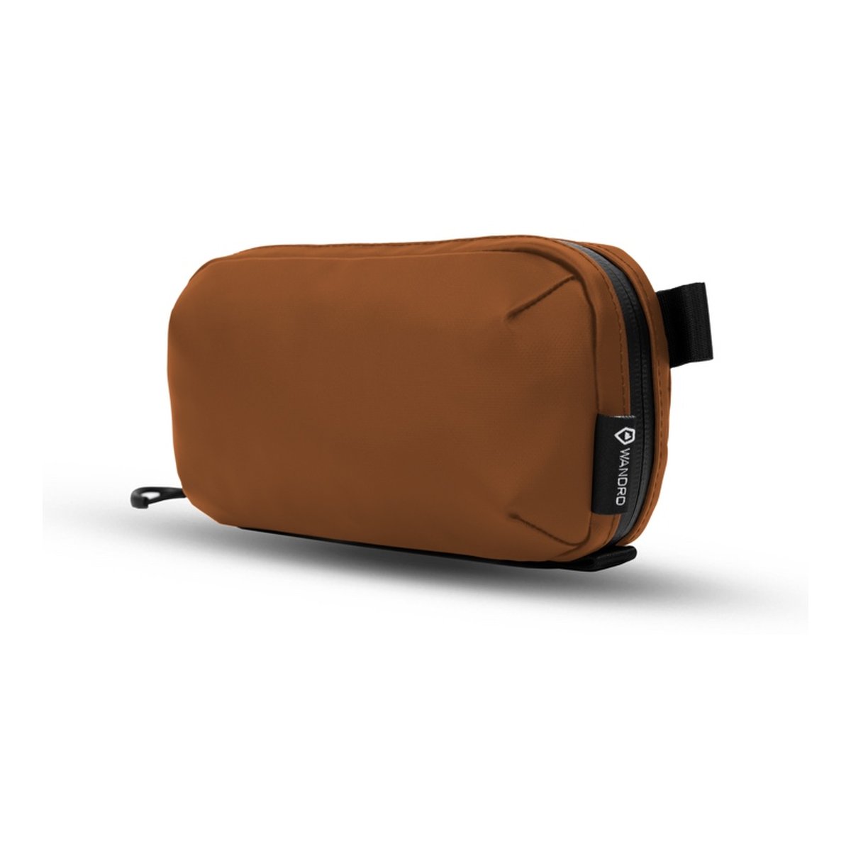 WANDRD Tech Bag Small Sedona Orange - Brauner Pouch, Seitenansicht WANDRD Tech Bag Small Sedona Orange - Brauner Pouch, Seitenansicht
