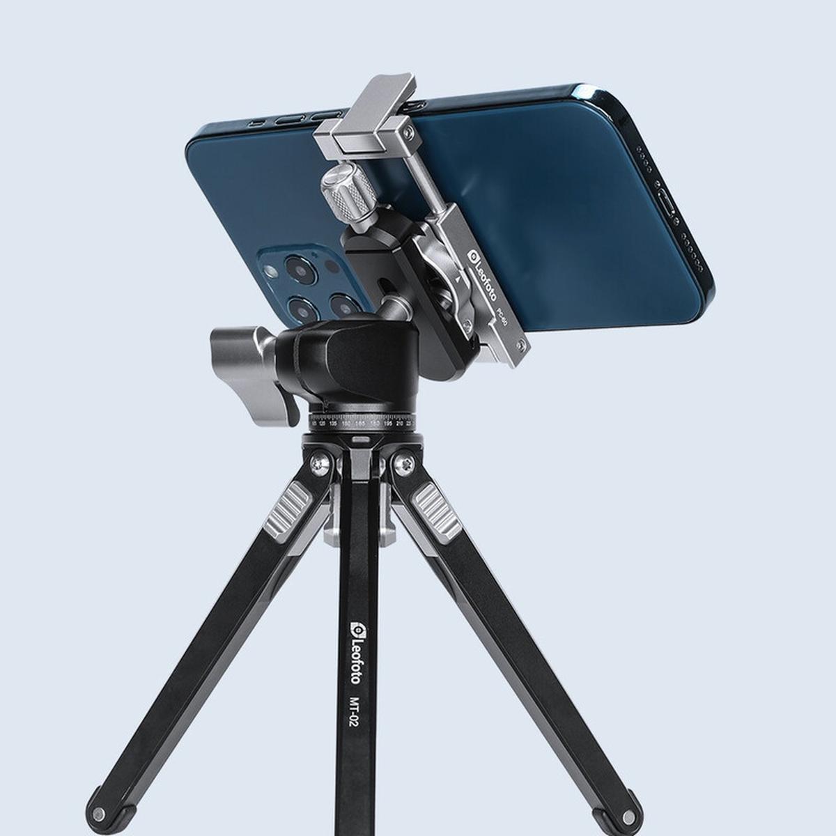 Leofoto Smartphonehalterung PC-60 silber Leofoto Smartphonehalterung PC-60 silber