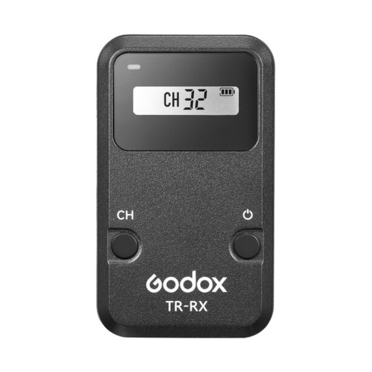 Godox Digital Timer Remote TR-N3 Nikon - Frontansicht Godox TR-RX Gerät mit Displayanzeige CH 32.