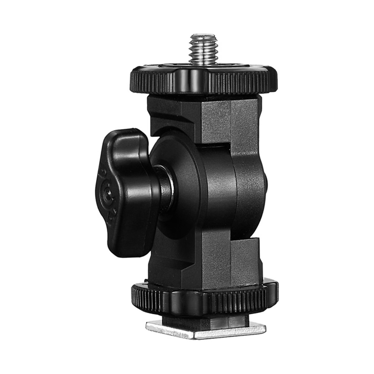 Godox LDP8Bi Streaming Slim Panel Light - Kamerablitzschuh-Adapter mit Kugelgelenk