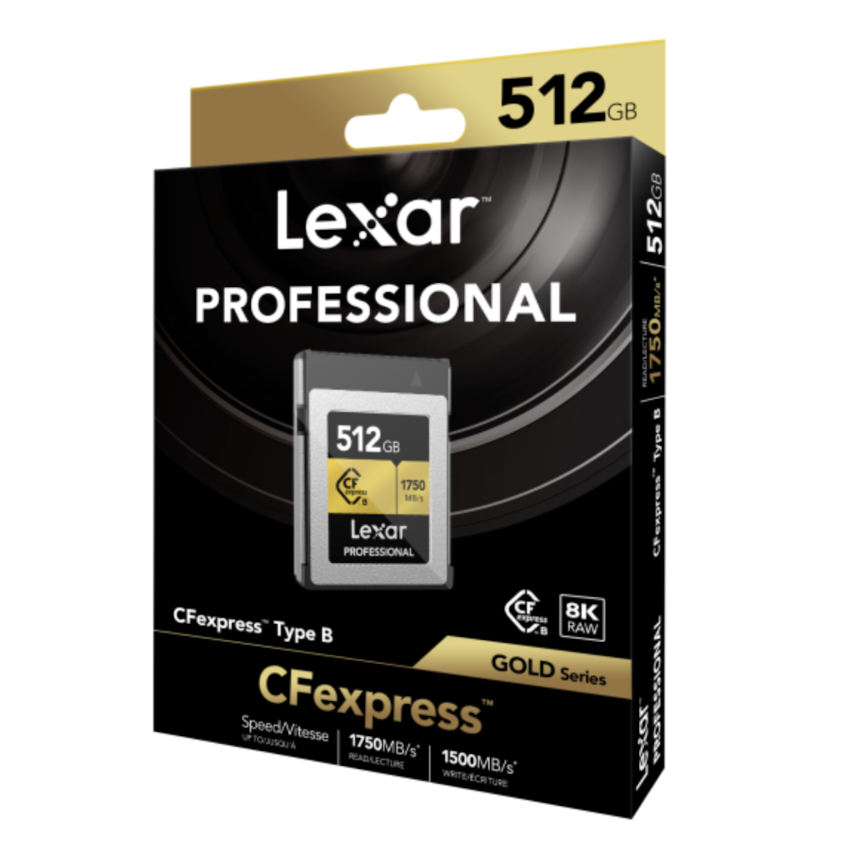 Lexar 512 GB CFexpress PRO Gold Type B 1500 MB/s