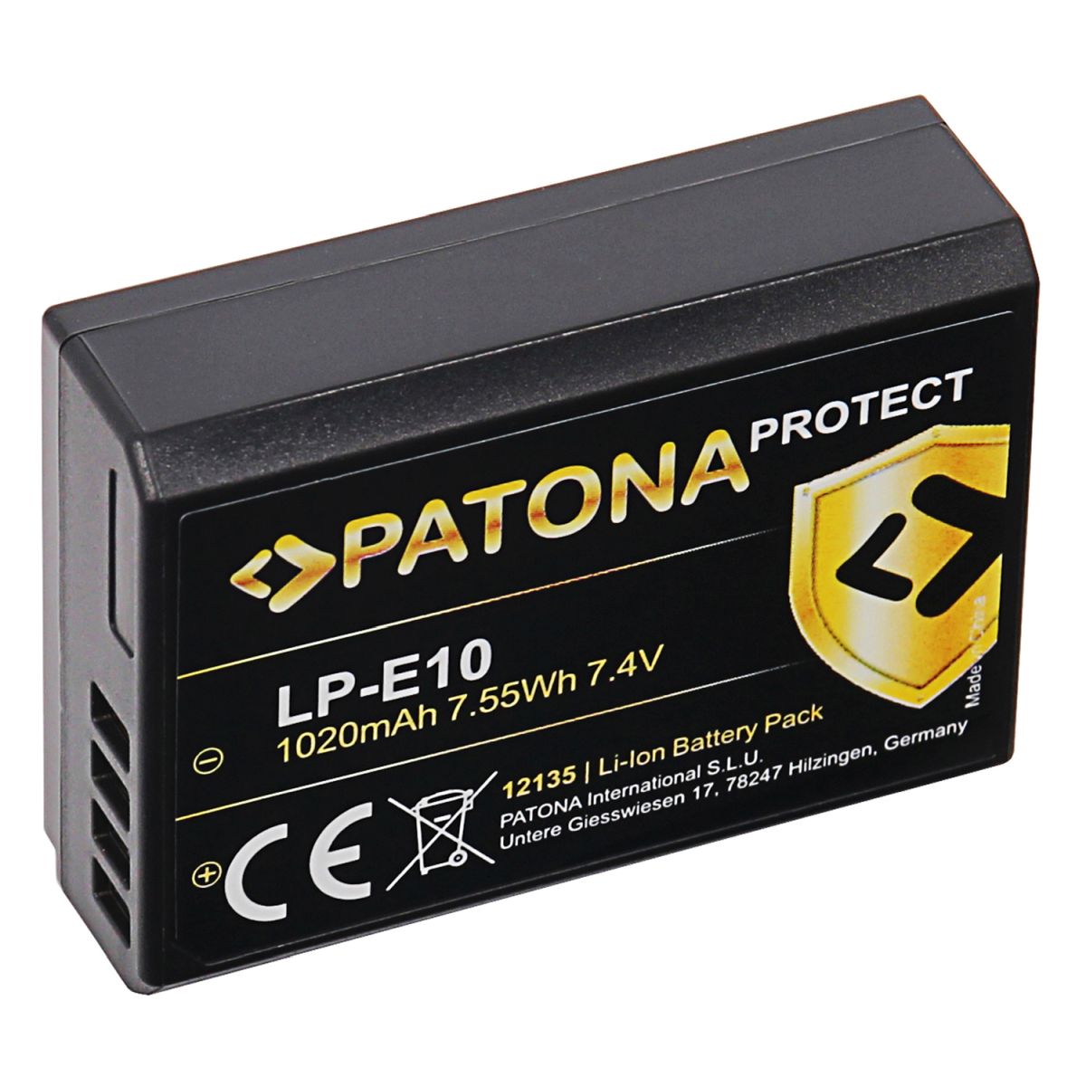 Patona Protect Akku Canon LP-E10