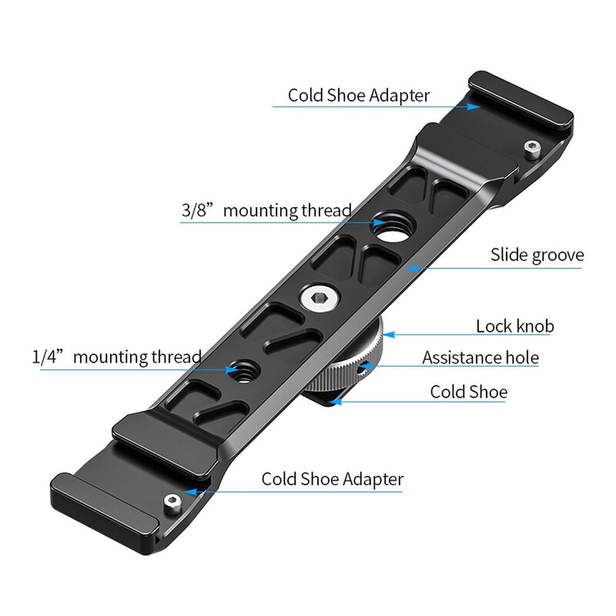 Leofoto Gelenkarm AM-8-3 Zweifach-Blitzschiene Leofoto Gelenkarm AM-8-3 Zweifach-Blitzschiene