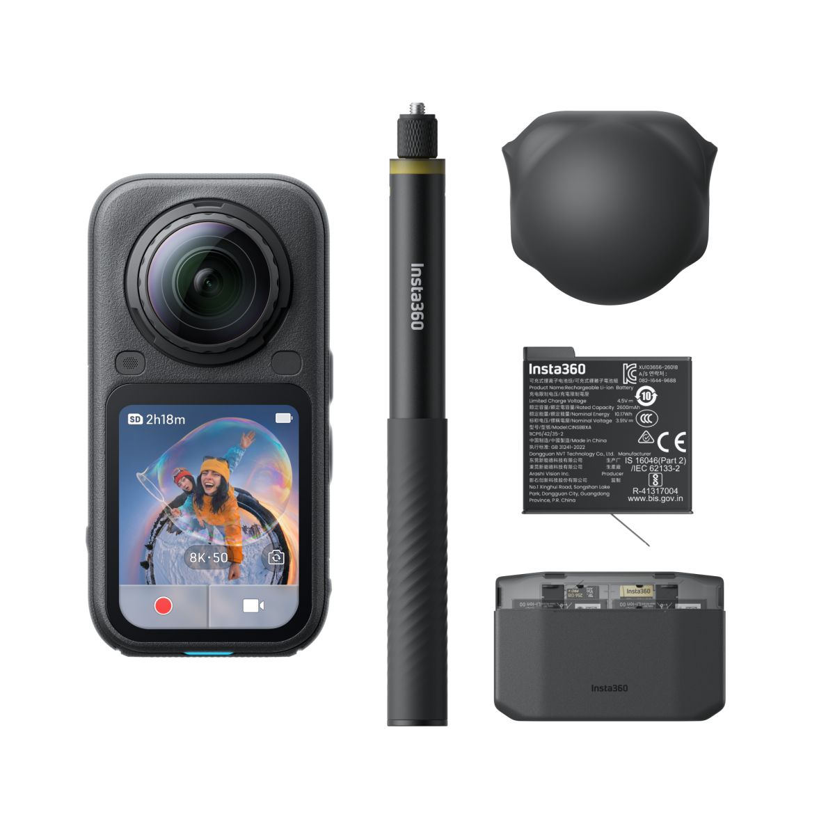 Insta360 X6 Essentials Bundle Schwarz