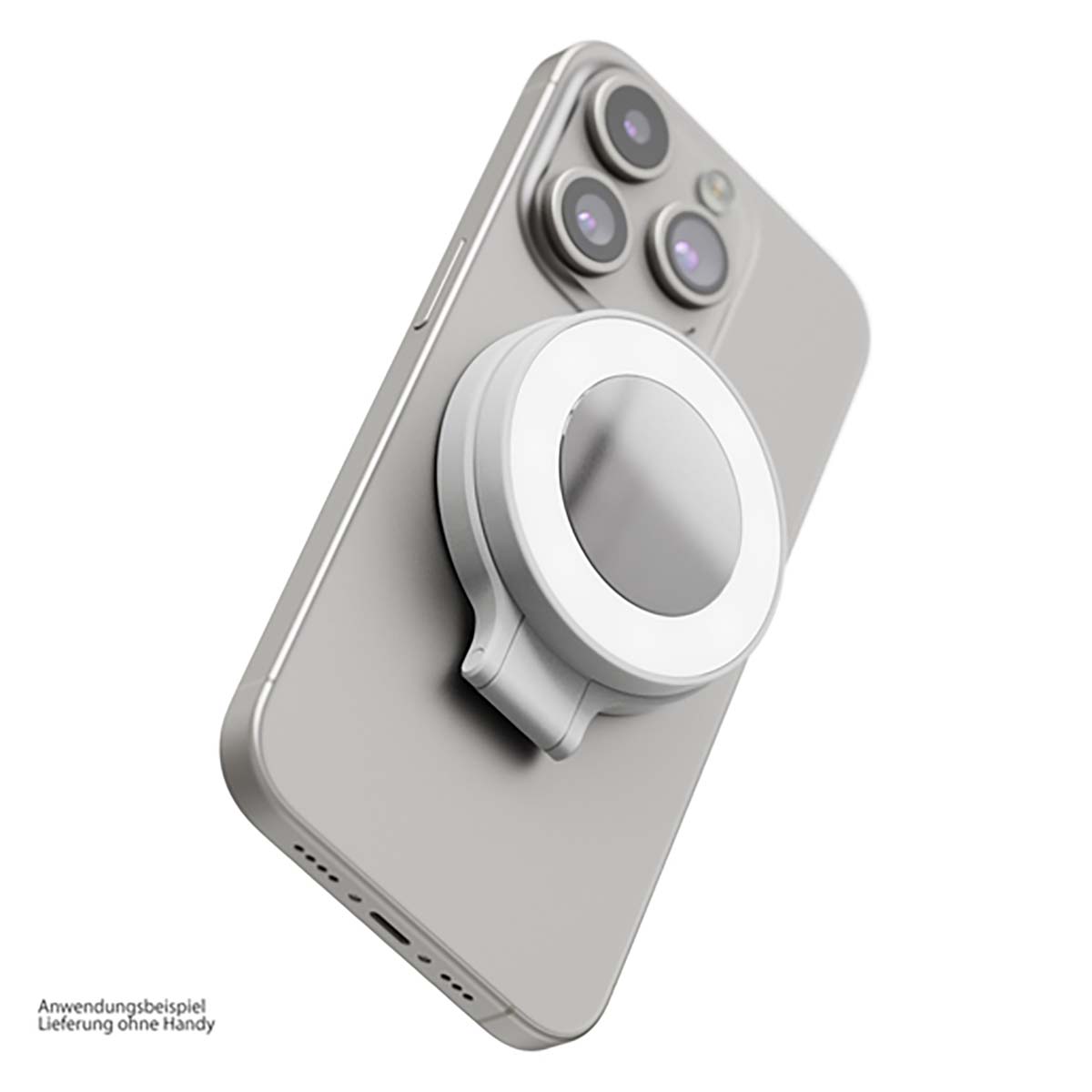 ShiftCam SnapPocket Light Stone magnetisches LED-Ringlicht ShiftCam SnapPocket Light Stone magnetisches LED-Ringlicht