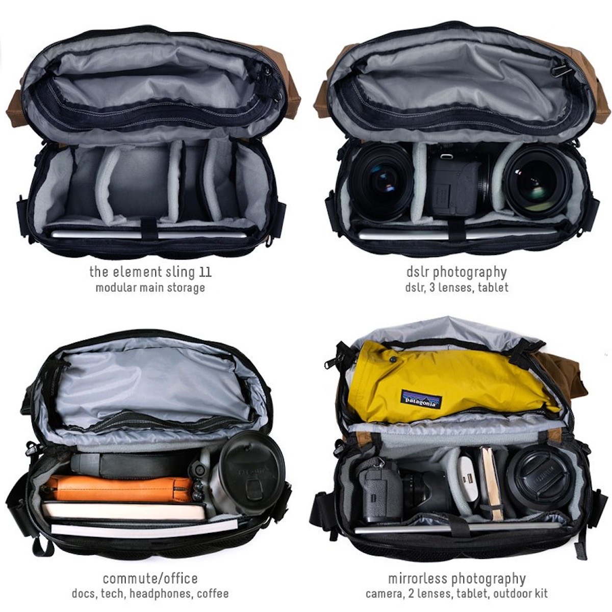 Compagnon Element sling 7L braun
