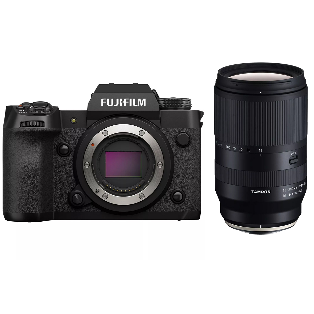 Fujifilm X-H2 + Tamron 18-300 mm 1:3,5-6,3 Di III A VC VXD für Fujifilm XF