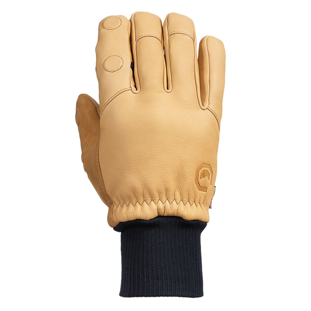Vallerret Hatchet Leather Glove Natural, Leder-Fotohandschuhe S - Hellbraun