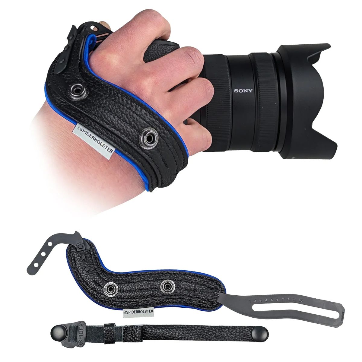 Spider SpiderPro Handschlaufe V2 Schwarz/Blau