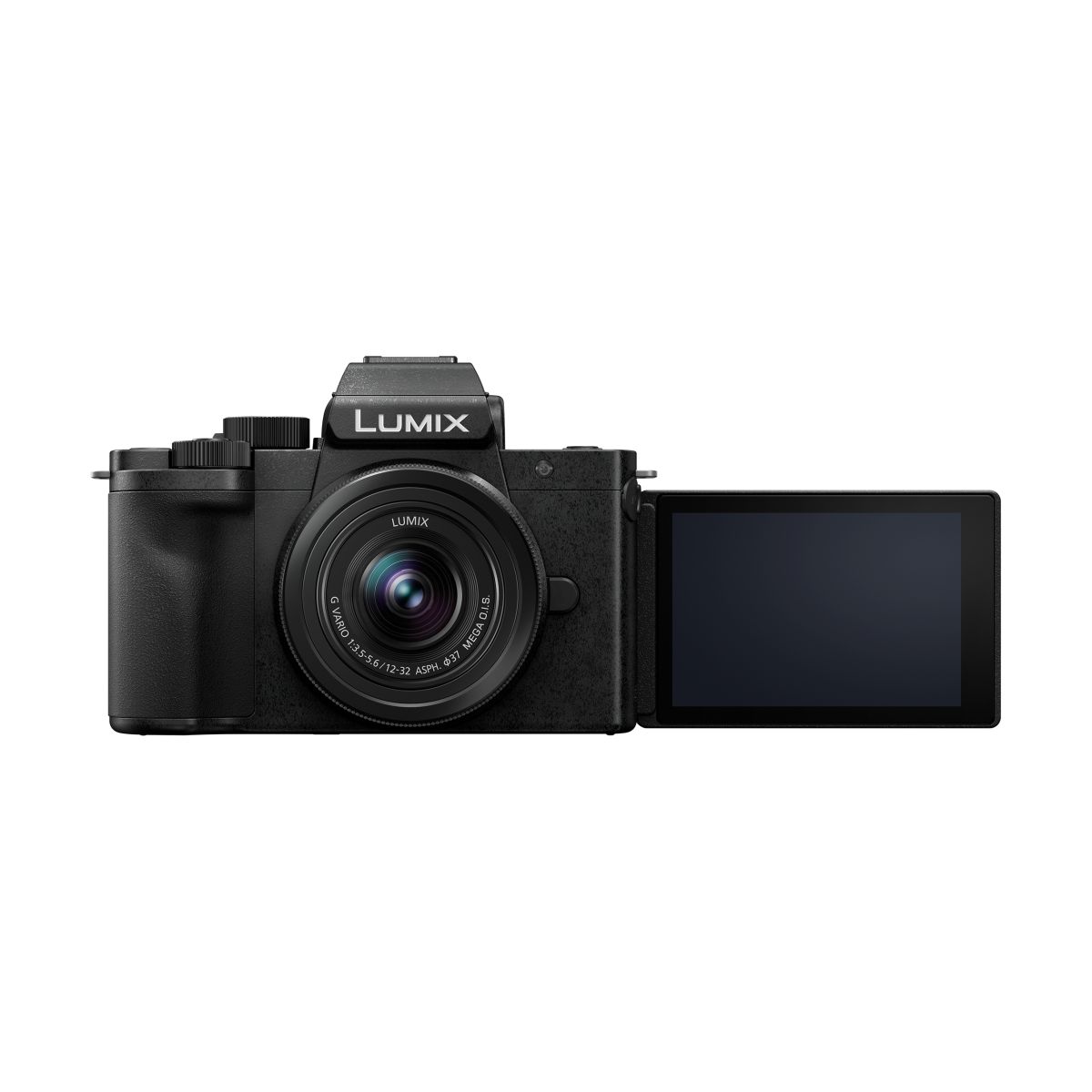 Panasonic Lumix DC-G 100 D + Panasonic 12-32 mm HF-S + Griff