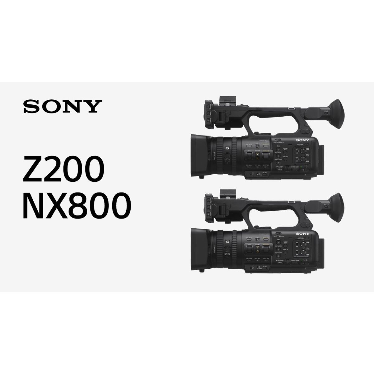 Sony HXR-NX800 4K HDR NXCAM Camcorder mit 20x Zoom