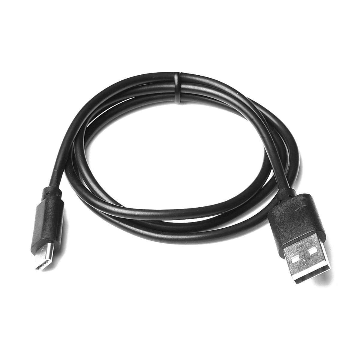 Godox Speedlite V1 Nikon - Schwarzes USB-A auf USB-C Kabel, Frontansicht