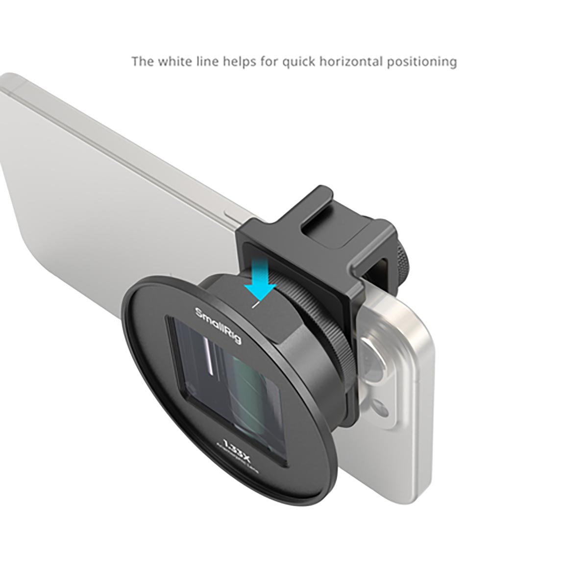 SmallRig 4590 Anamorphic Lens 1,33x für Mobiltelefone (T-Mount)