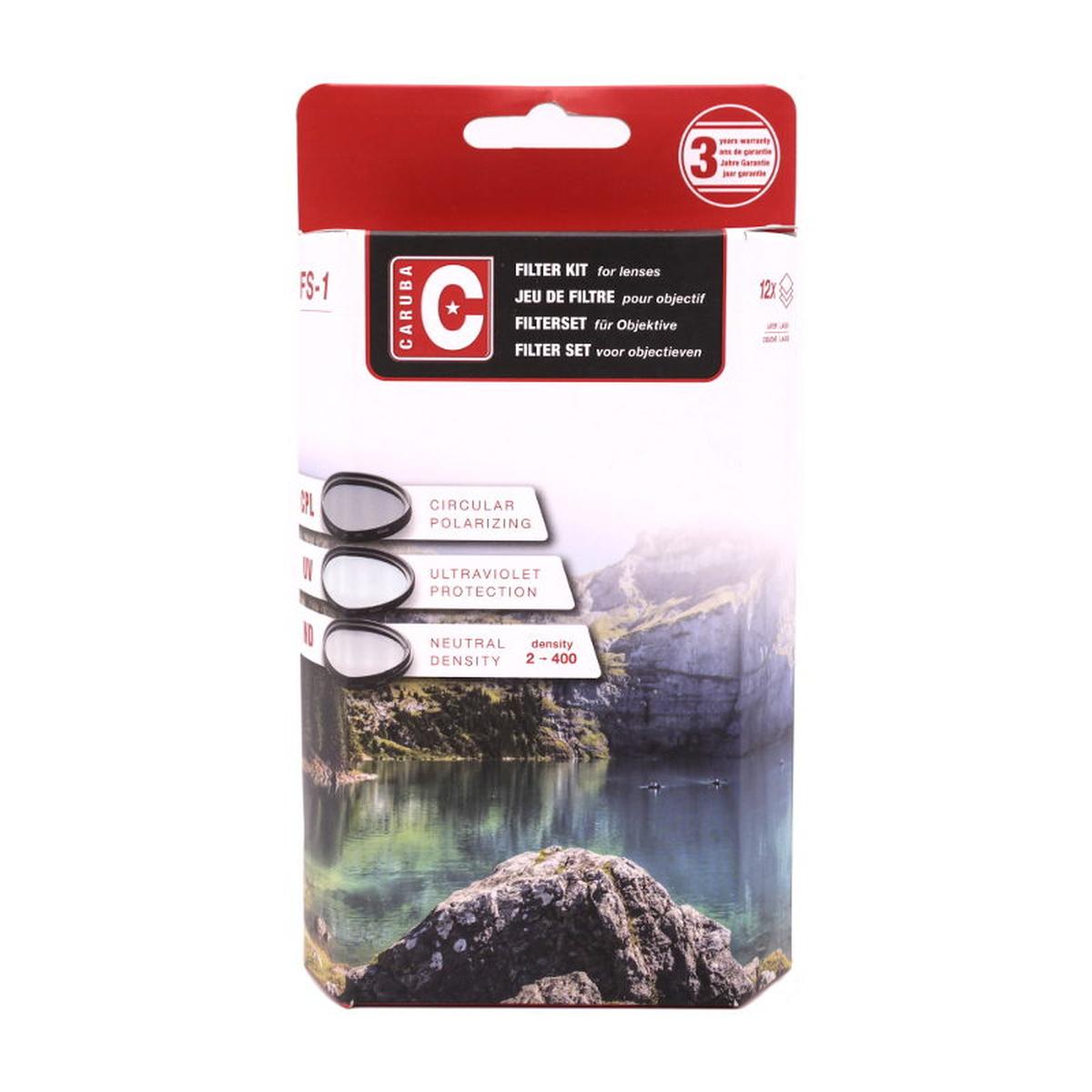 Caruba UV + CPL + Variablem ND2-400 Set 43mm