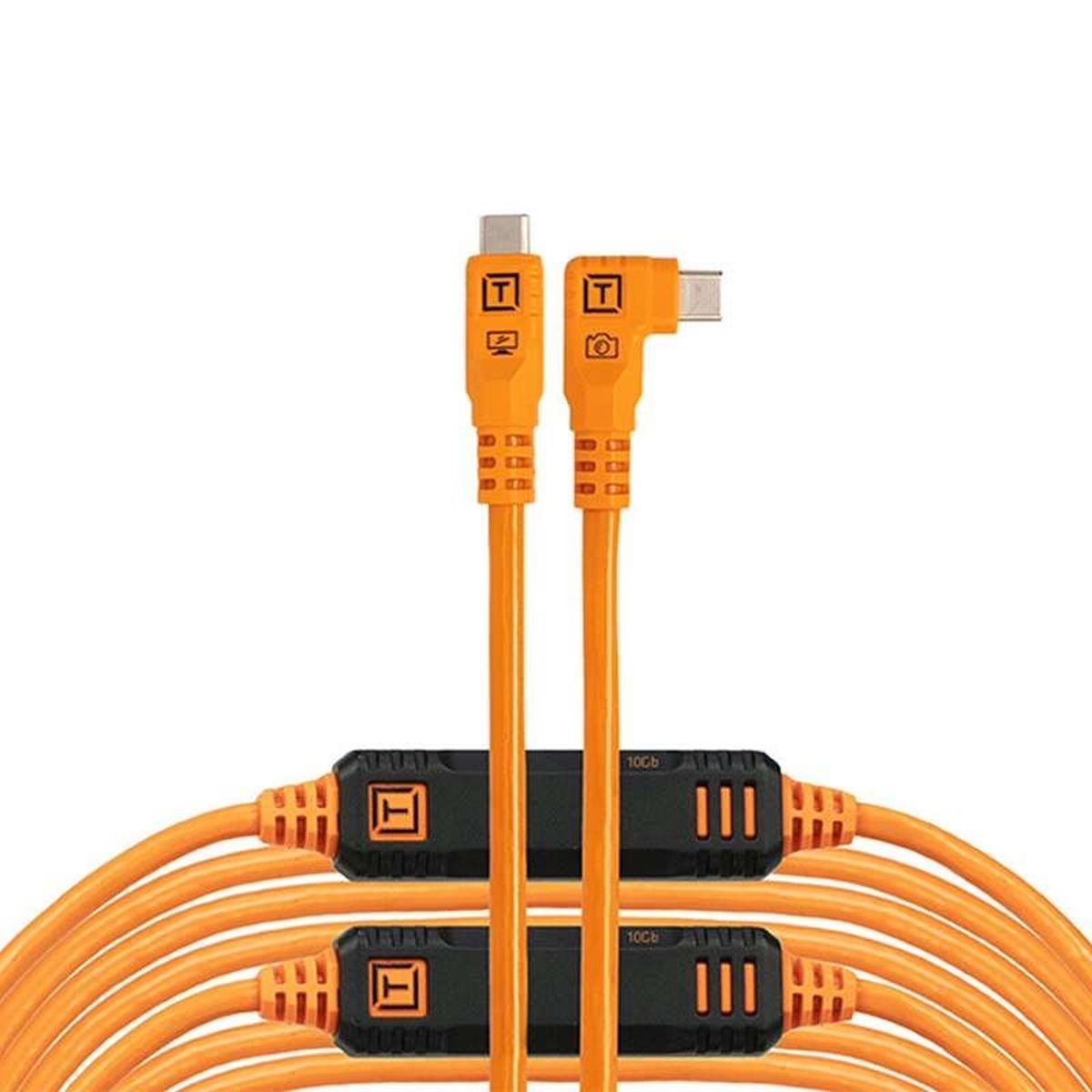 Tether Tools TetherPro Optima 10G USB-C an USB-C RW 9,4 m Orange