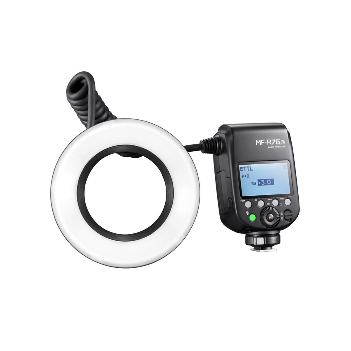 Godox MF-R76N TTL Makro-Ringblitz Nikon