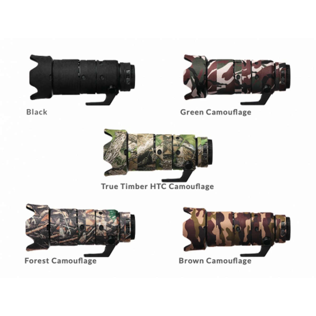 Easycover Lens Oak Objektivschutz für Nikon Z 100-400 mm 1:4.5-5.6 VR S - Braun Camouflage