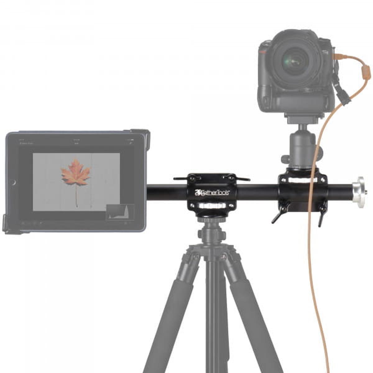 Tether Tools Rock Solid Tripod Crossbar Querträger & Auslegearm mit 2 Montageschlitten