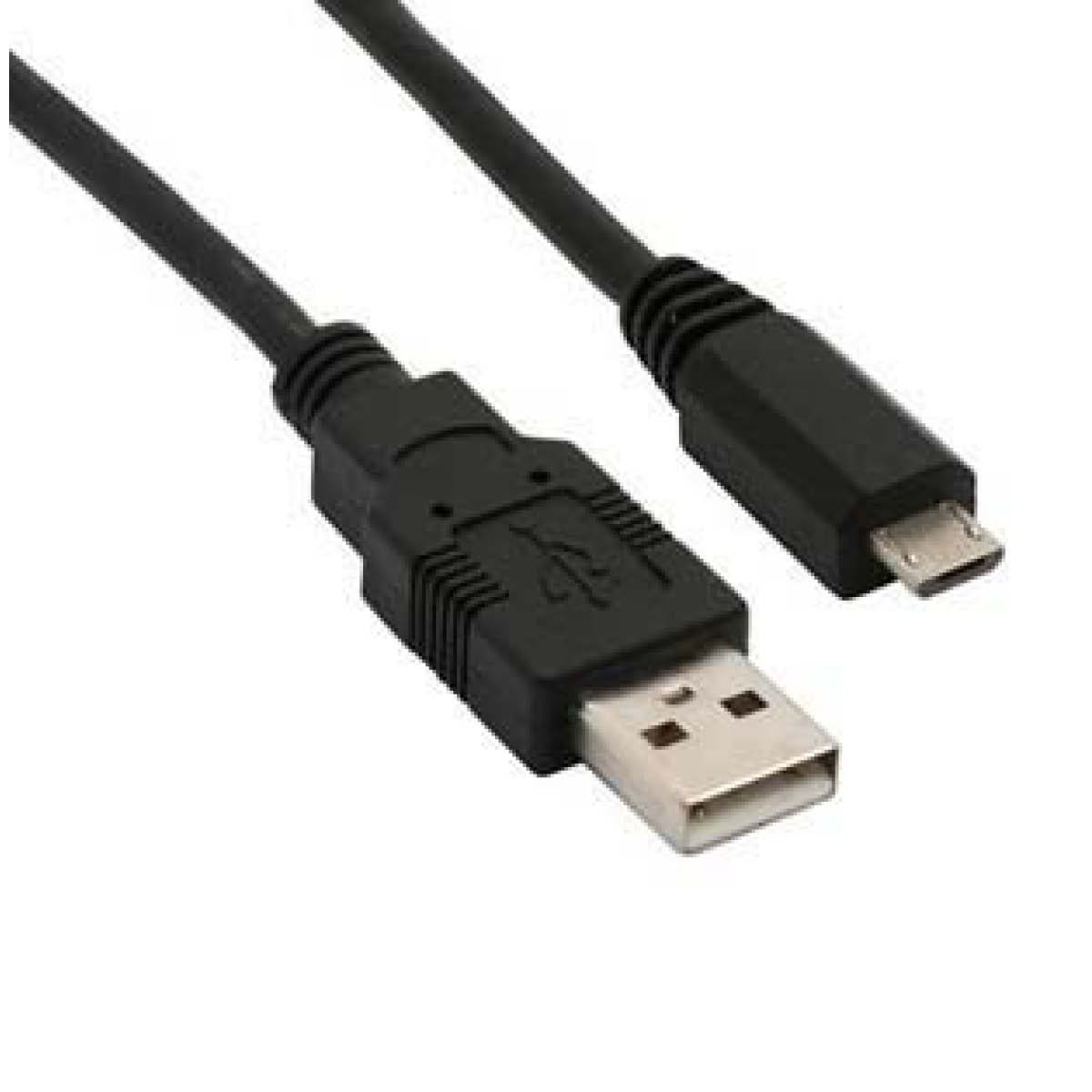 InLine USB A Stecker an Micro B Kabel 1m Schwarz