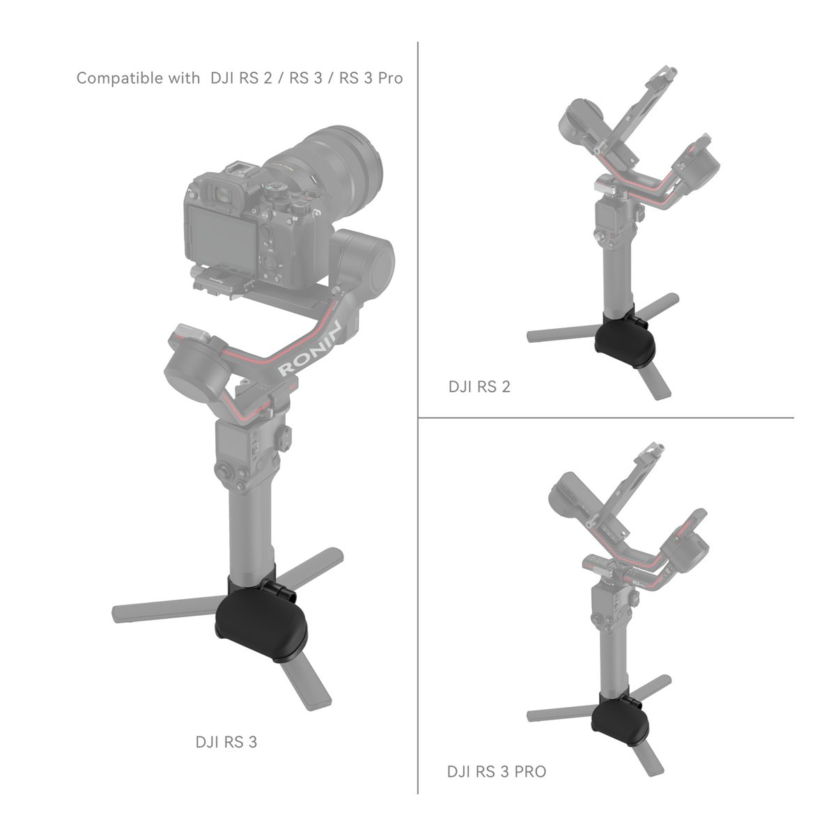 SmallRig 4248 Wrist Support für DJI RS Series, Handgelenkstütze rechts - Anwendungsbeispiel: Zubehör montiert an DJI RS 2, RS 3 & RS 3 Pro Gimbals. SmallRig 4248 Wrist Support für DJI RS Series, Handgelenkstütze rechts - Anwendungsbeispiel: Zubehör montiert an DJI RS 2, RS 3 & RS 3 Pro Gimbals.