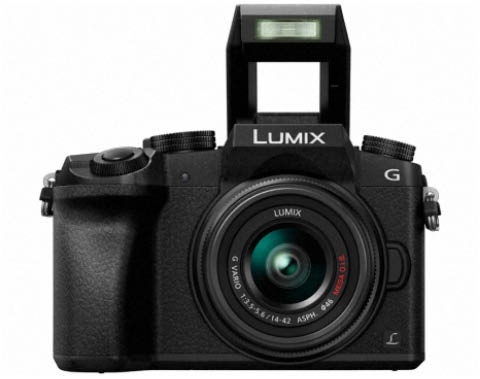 Panasonic Lumix G70 + 14-42 mm 1;3,5-5,6 inkl. Tasche DMW-PGH68 und 16 GB SD-Karte