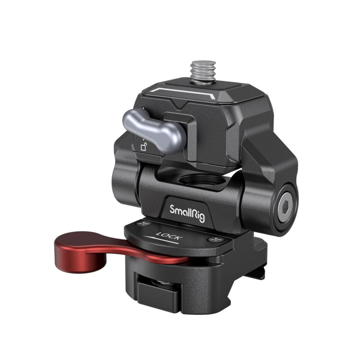 SmallRig 3601 Drop-in HawkLock Mini-Monitorhalterung mit Schnellverschluss und NATO- Klemme 