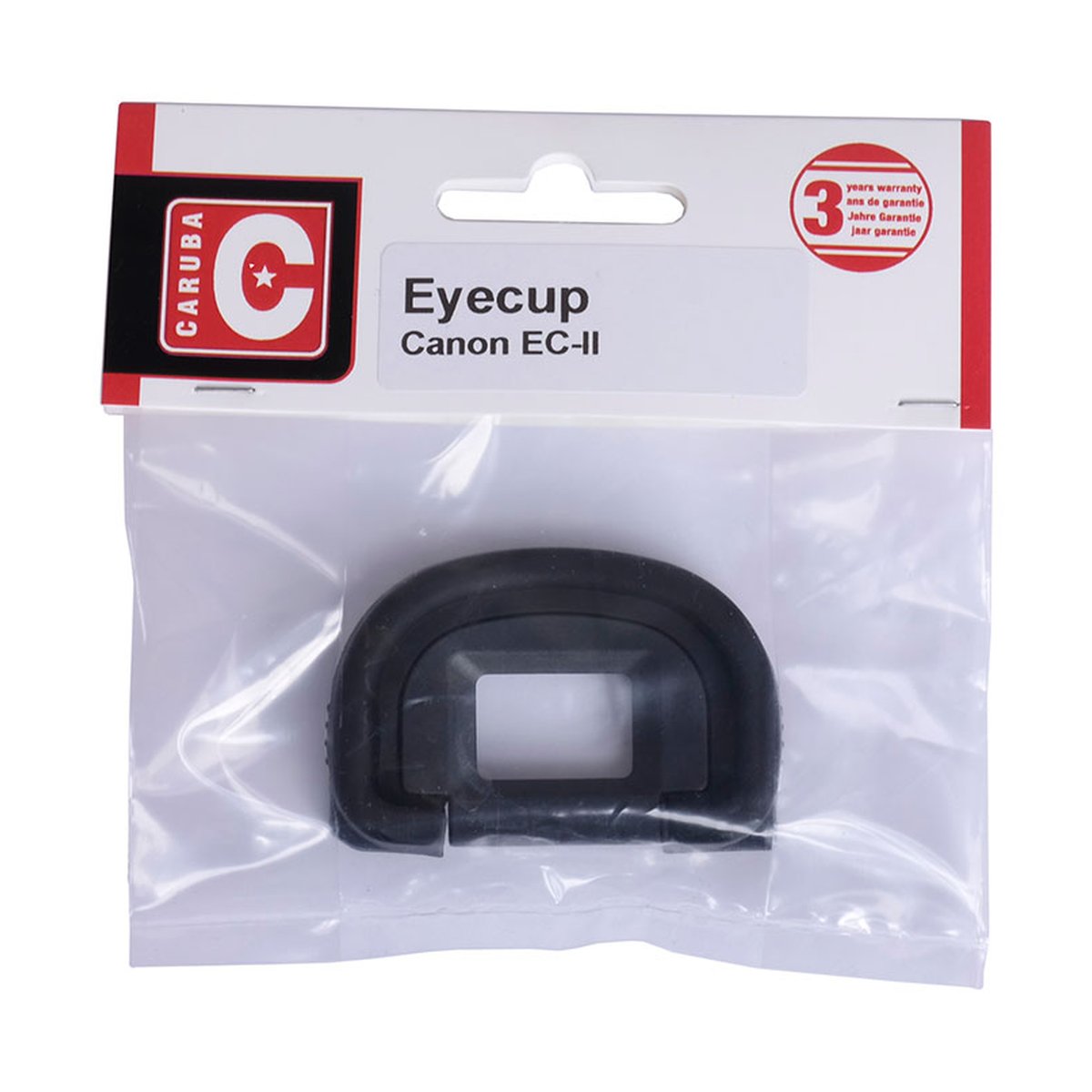 Caruba Canon EC-II Eyecup - Lieferumfang: Caruba Eyecup Canon EC-II in Verpackung