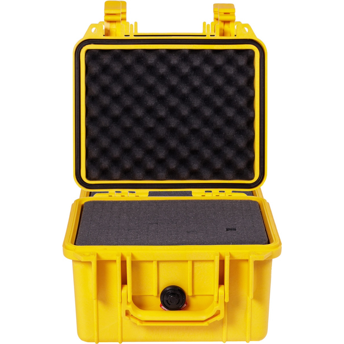 Peli Case 1300 mit Schaumstoff gelb