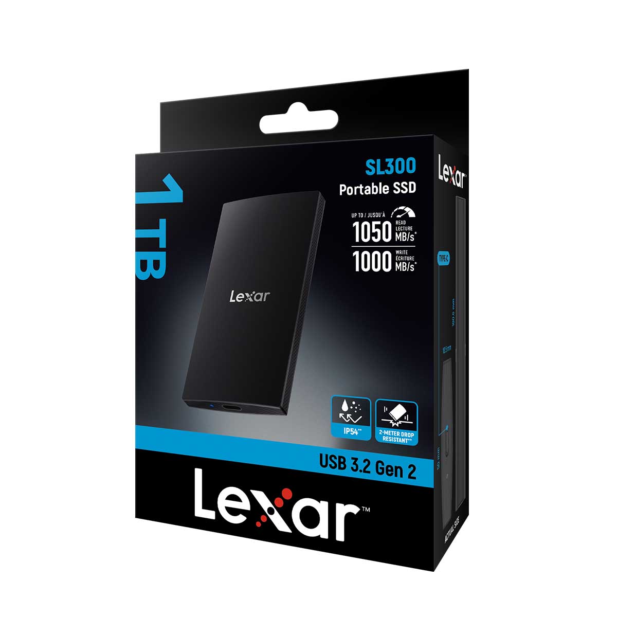 Lexar 1TB tragbare SSD SL300 USB 3.2 Gen2 Lexar 1TB tragbare SSD SL300 USB 3.2 Gen2