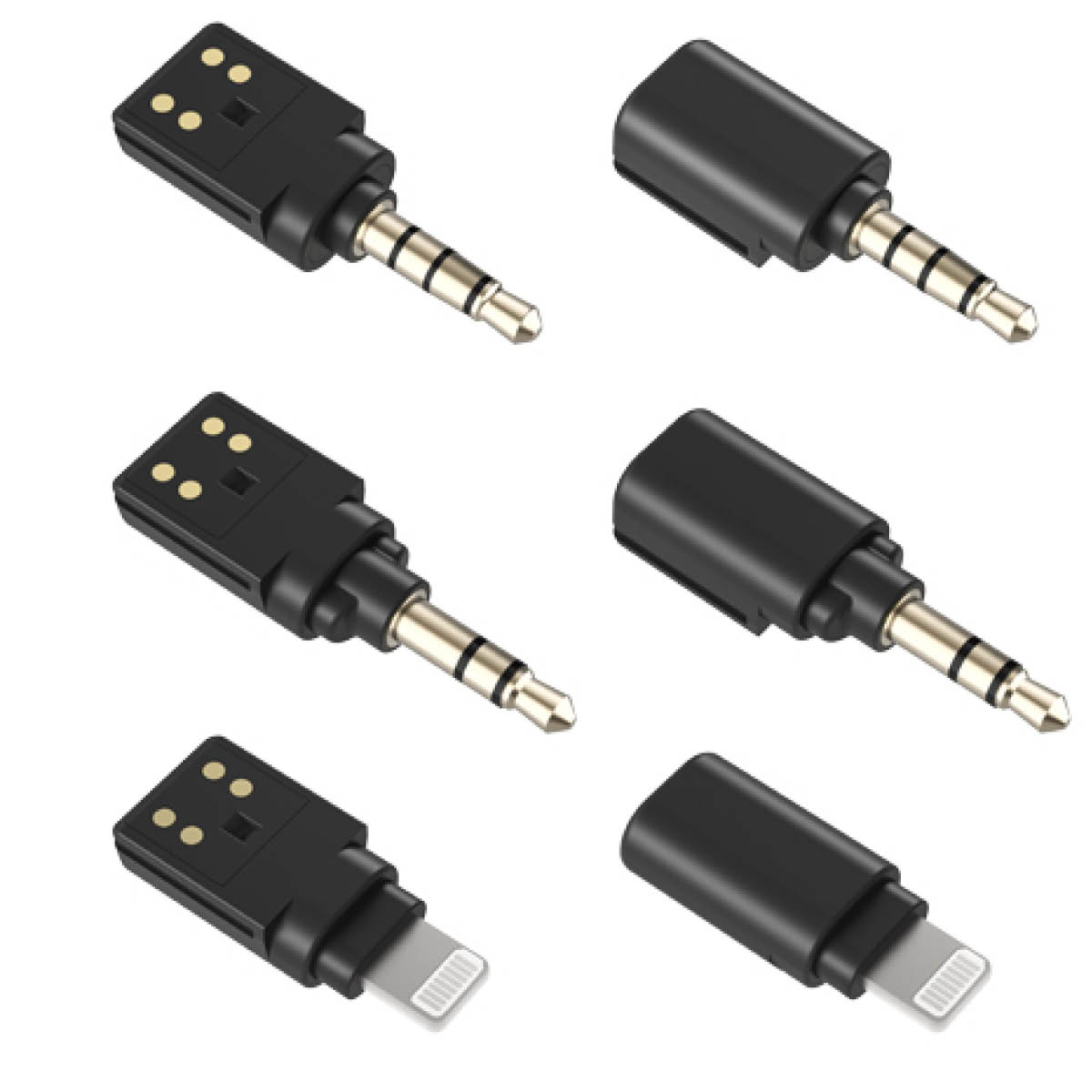 Boya BY-WM3D Mikro Lightning + 3.5mm TRS/TRRS Adapter