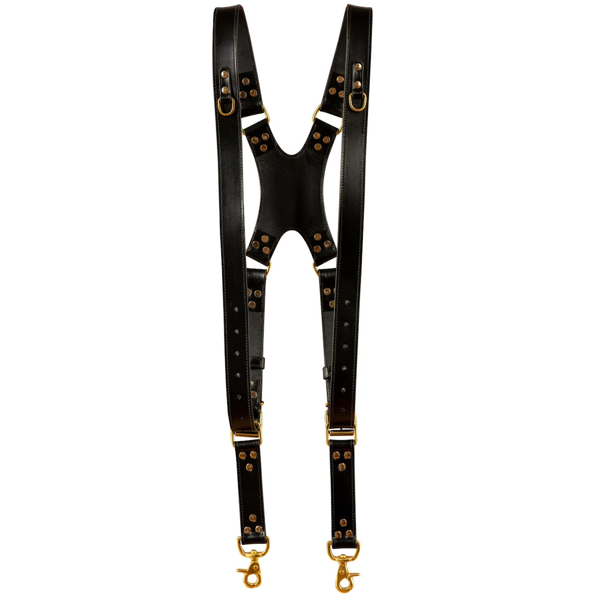 Krützberg Kameragurt Zeithalter Duo Schwarz/Gold