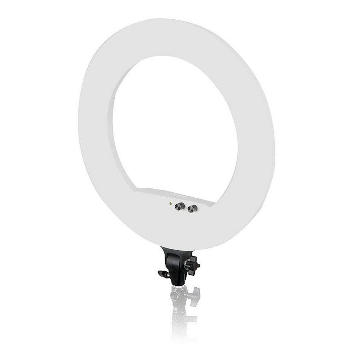 Caruba LED-Ringleuchte 18" Eco Set Weiss