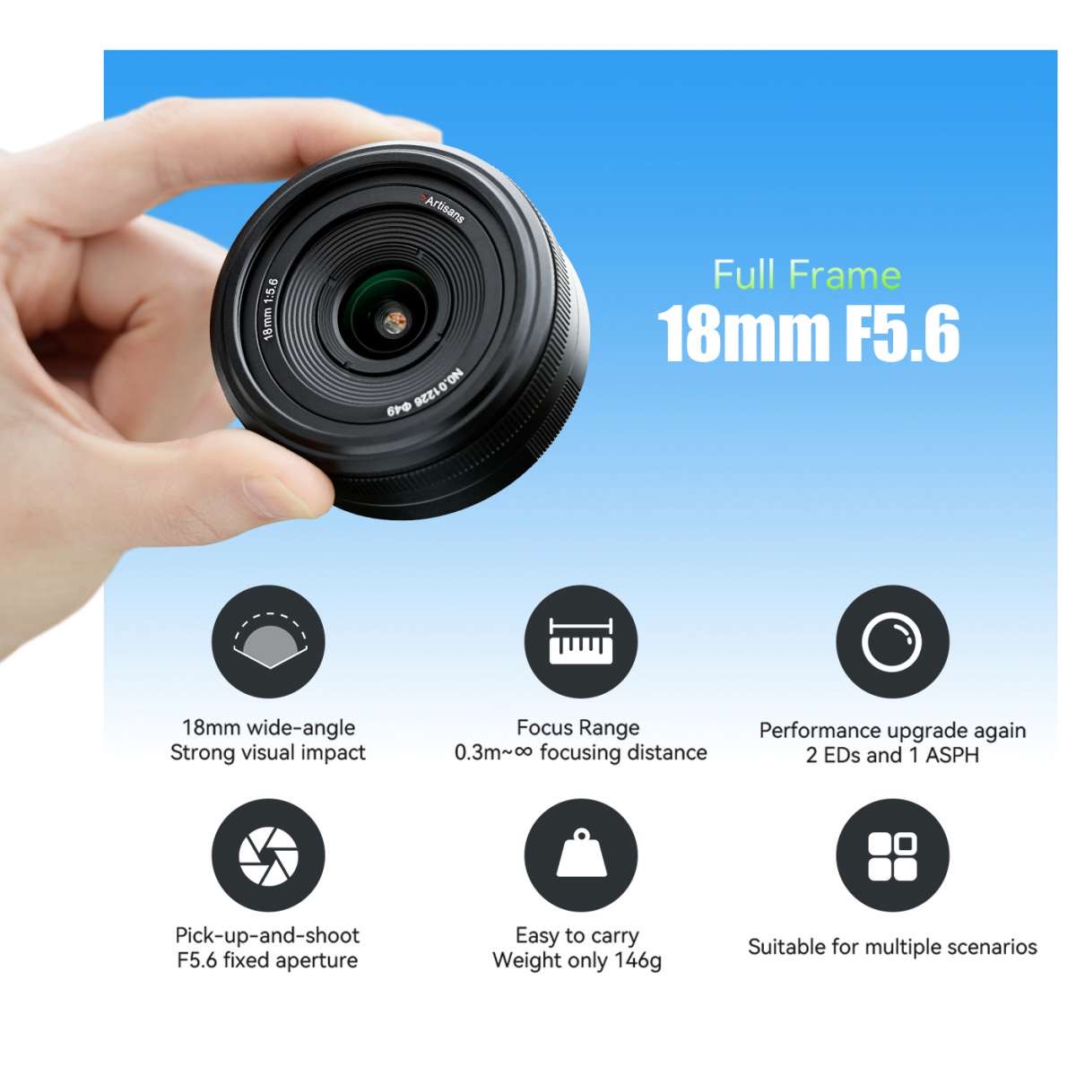 7Artisans 18mm f/5,6 FF f. L-Mount