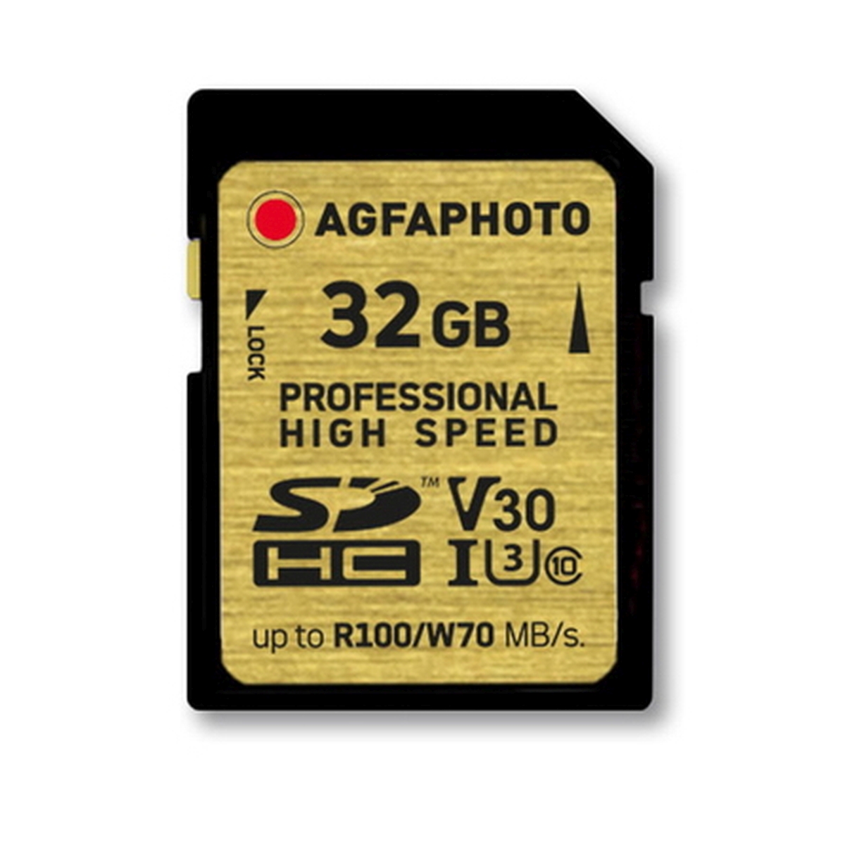 AgfaPhoto 32 GB SDHC-Karte UHS-I 100/70 MB/s